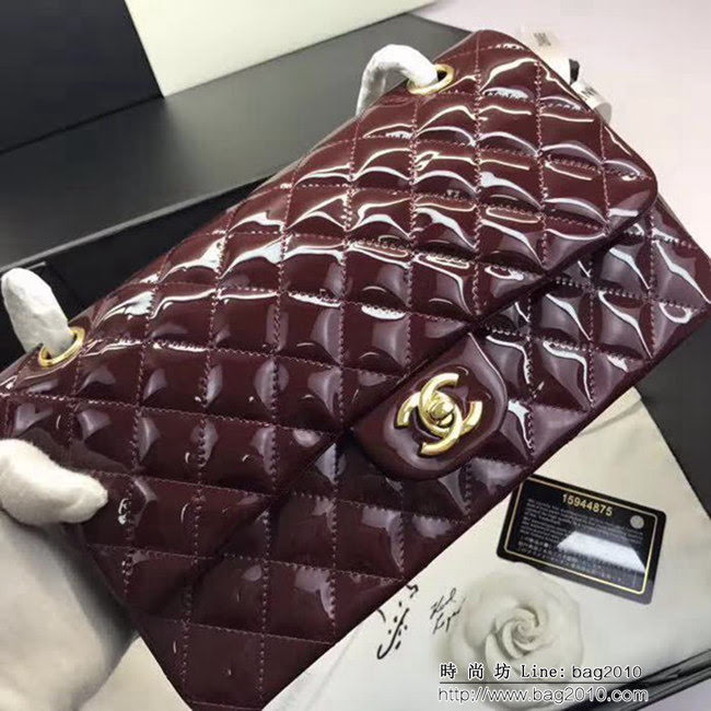 香奈兒CHANEL 升級版A1112小羊皮金銀鏈條單肩斜挎包 DSC1060